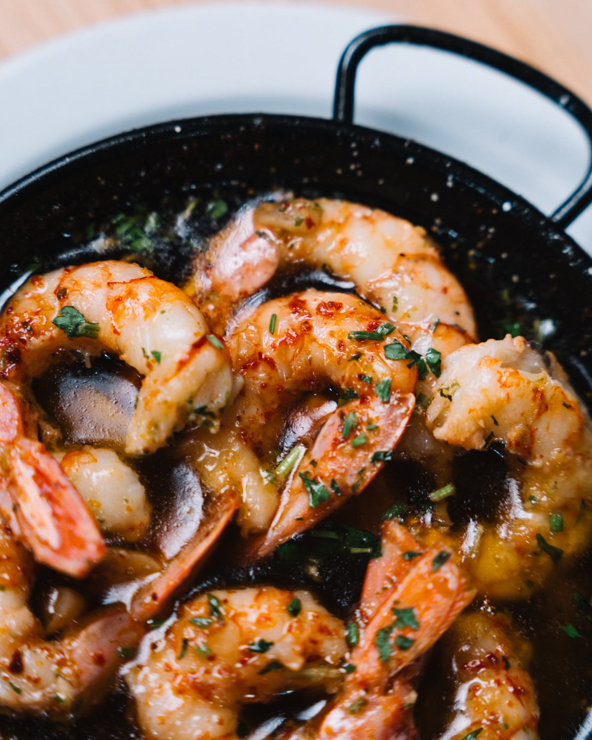 Gambas al ajillo de Casa Ibarra